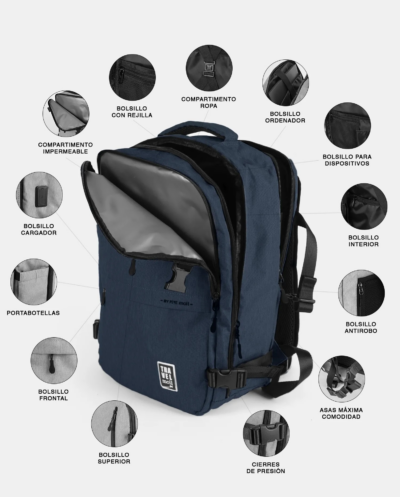 MOCHILA PEPE moll - Imagen 2
