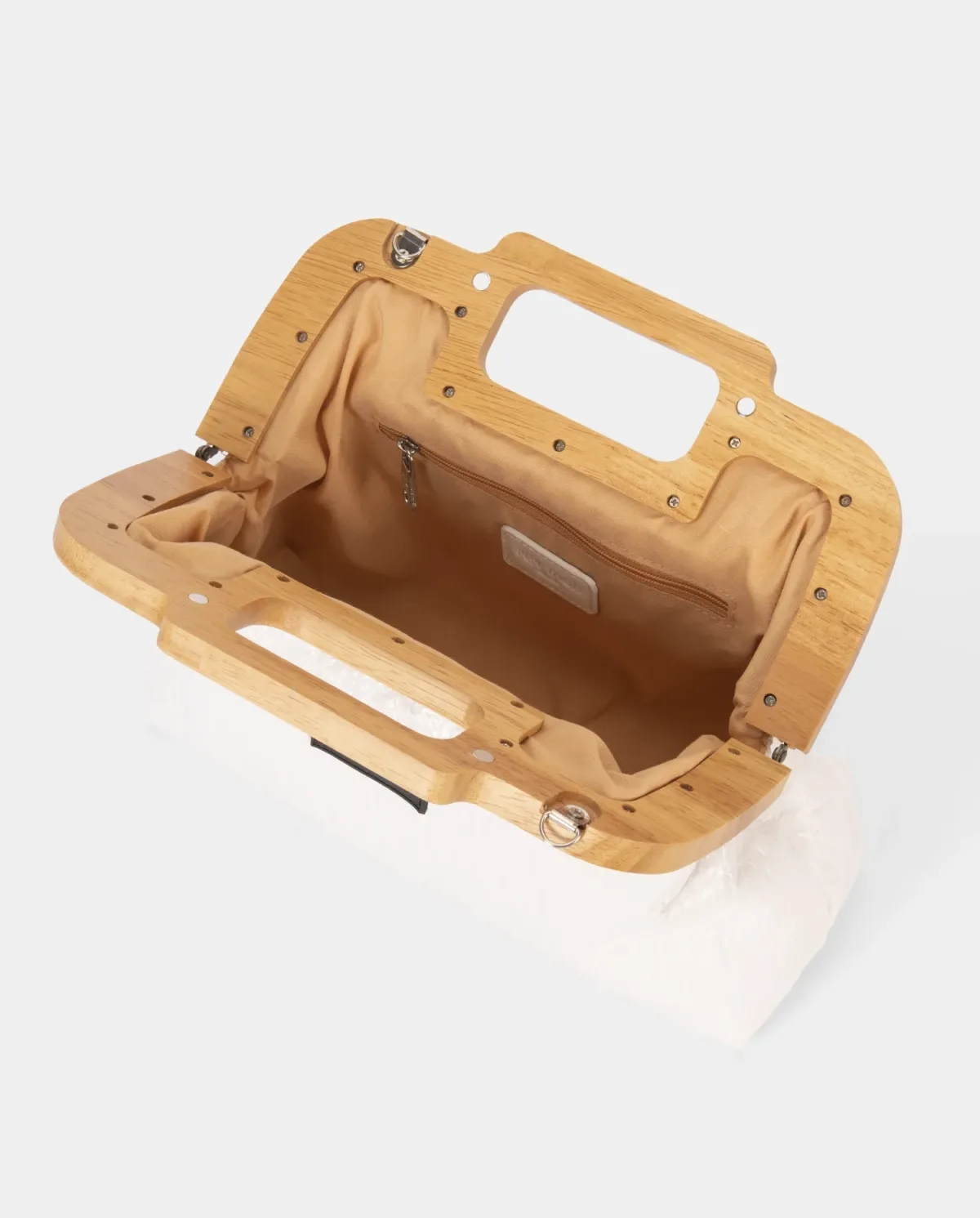 BOLSO ASA DE MADERA PEPE moll - Imagen 10